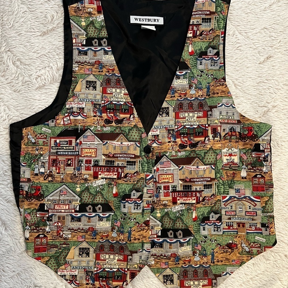 Vintage Westbury Small Town Vest Size Medium